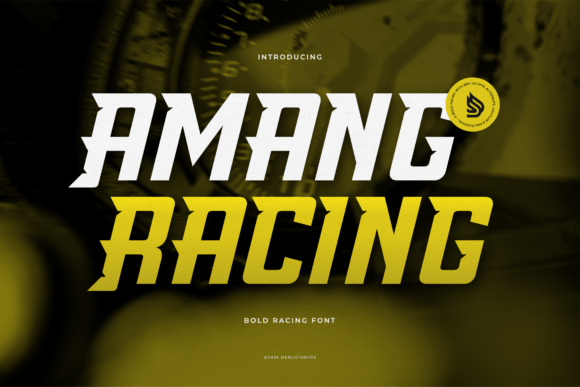 Amang Racing: A Bold, Modern Typeface for Impactful Projects
