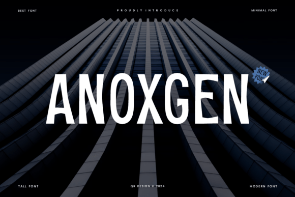 Anoxgen Font: A Bold Typeface for Creative Makers