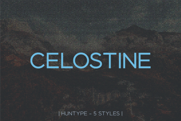 Celostine: A Modern Sans Serif Font for Editorial Design