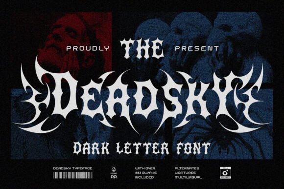 Dead Sky: A Bold Typeface for Edgy Brand Campaigns