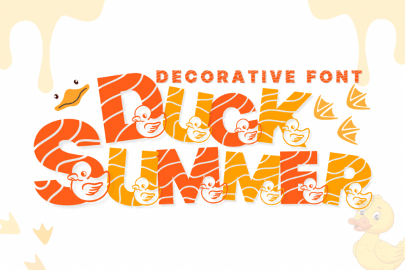 Duck Summer: A Playful Typeface for Creative Projects