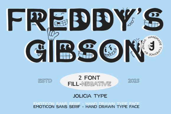 Freddygibson Regular: A Bold Display Font for Digital Branding