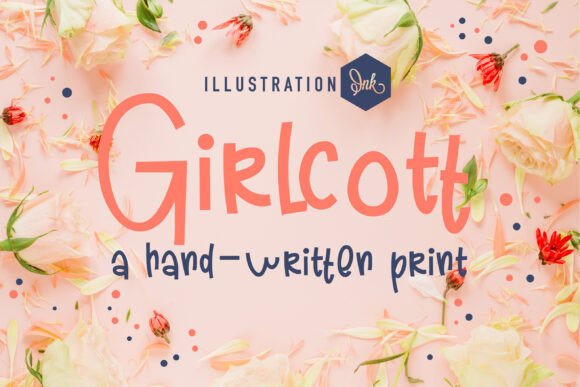 Girlcott Font: A Playful Typeface for Fresh Branding Projects