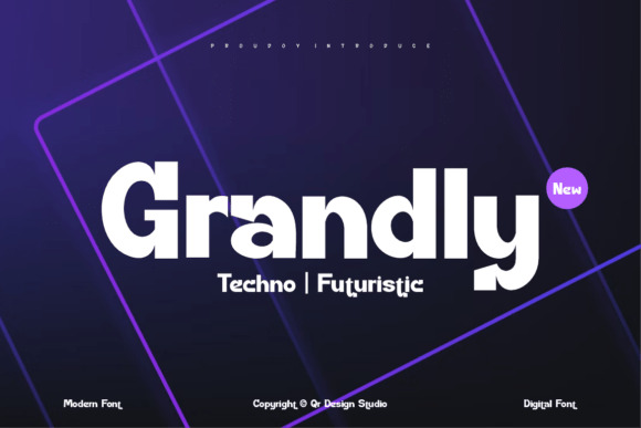 Grandly Font: A Bold Typeface for Makers and Creative Shops