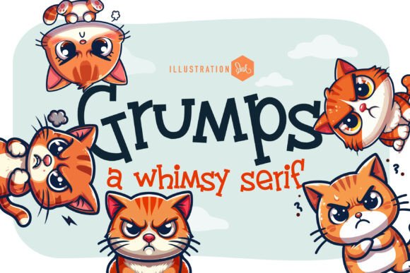 Grumps: A Versatile Serif Font for Creative Projects