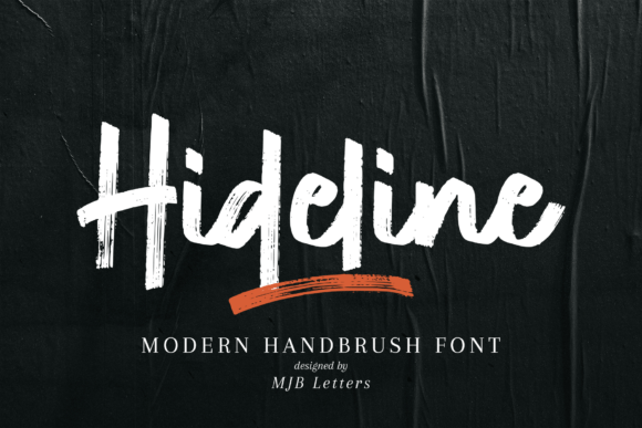Hideline Font: Bold Handwritten Typography for Digital Marketers