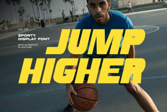 Jump Higher: A High-Impact Display Font for Bold Branding