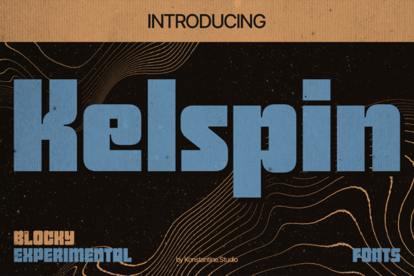 Kelspin Font: A Bold Typeface for Digital Creativity