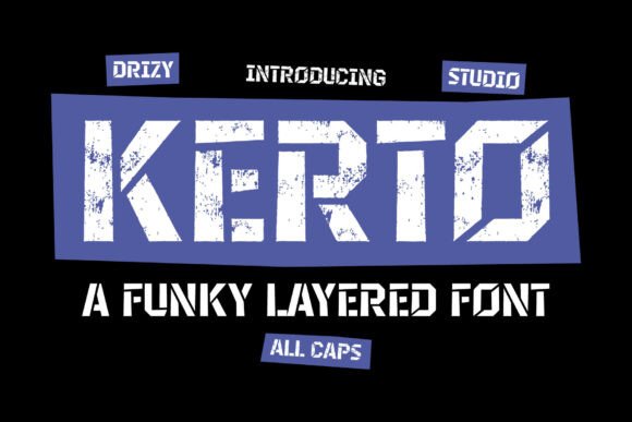 Kerto Font: A Playful Typeface for Bold Editorial Design