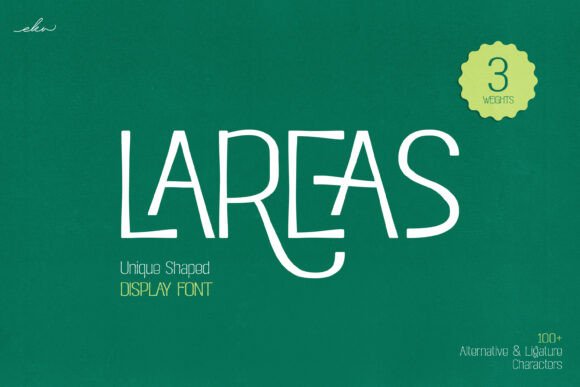 Lareas Font – A Bold Statement for Modern Branding