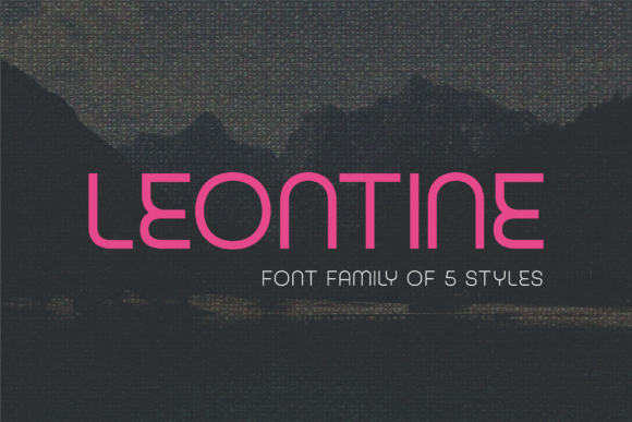 Leontine Font: A Modern Typeface for Strong Campaign Design