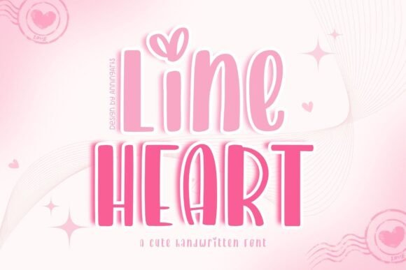 Lineheart Font: A Playful Typeface for Digital Design