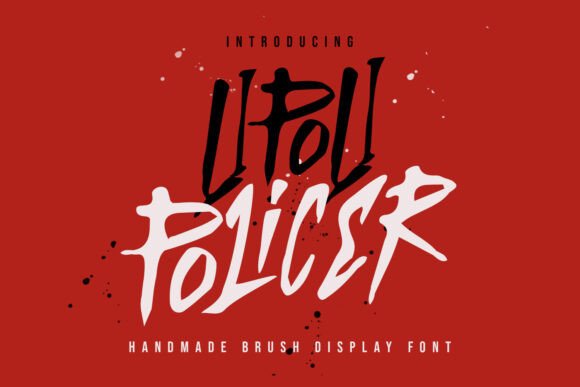 Lipoli Policer: A Bold Typeface for Creative Publication Projects