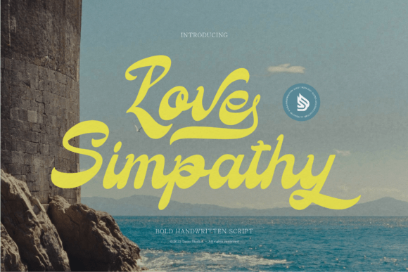 Love Simpathy: A Bold Script Typeface for Polished Web Design