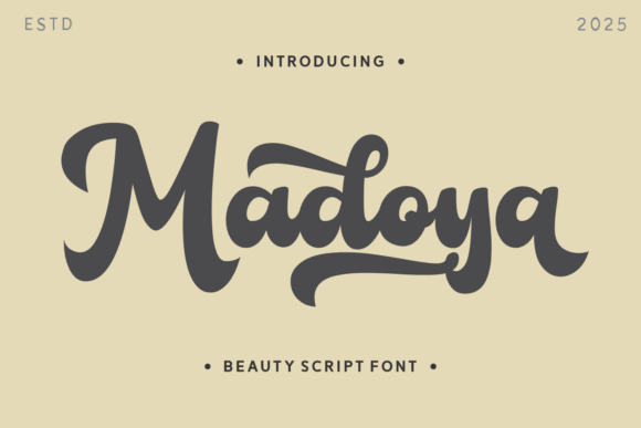 Madoya Font: Elevating Your Campaigns with Bold Script Typography