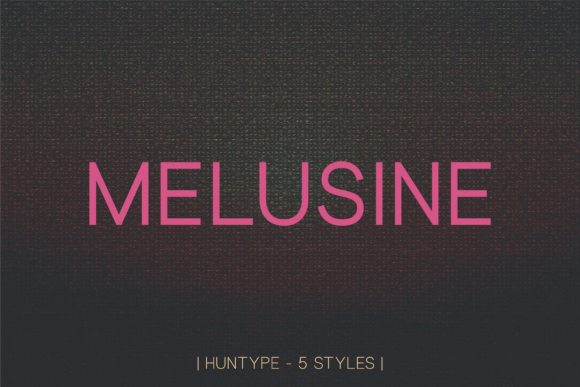 Melusine: A Modern Sans Serif Typeface for Crafters and Makers