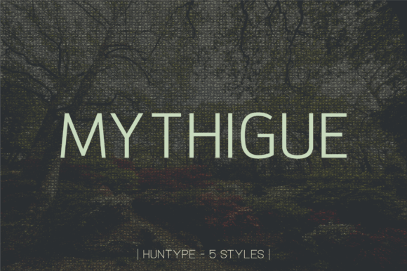 Mythigue Font: A Modern Typeface for Digital Design