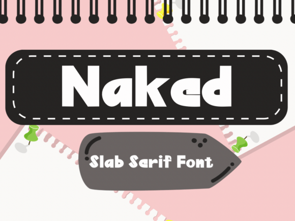 Naked Font: A Bold Typeface for Branding with Presence