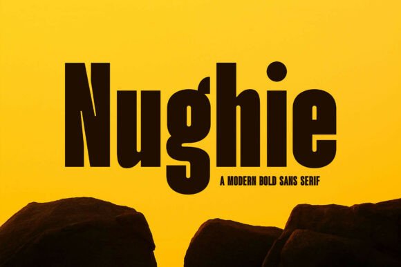 Nughie: A Bold and Stylish Typeface for Editorial Design