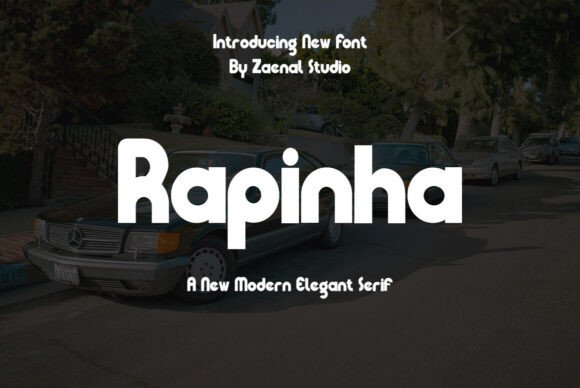 Rapinha: A Serif Font That Commands Attention