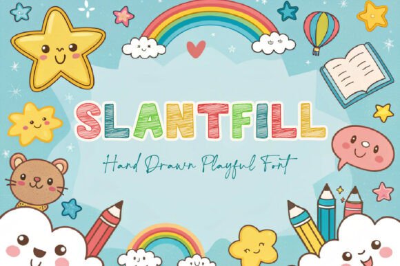 Slantfill: A Playful Display Typeface for Bold Branding