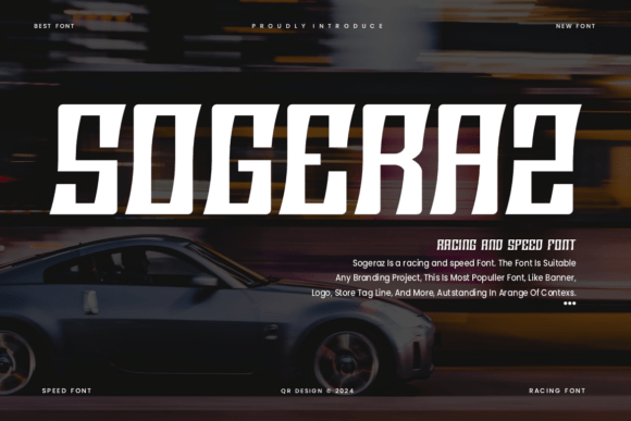 Sogeraz Font: A Bold Display Typeface for Digital Branding