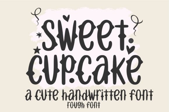 Sweet Cupcake Rough: A Playful Typeface for Bold Digital Branding