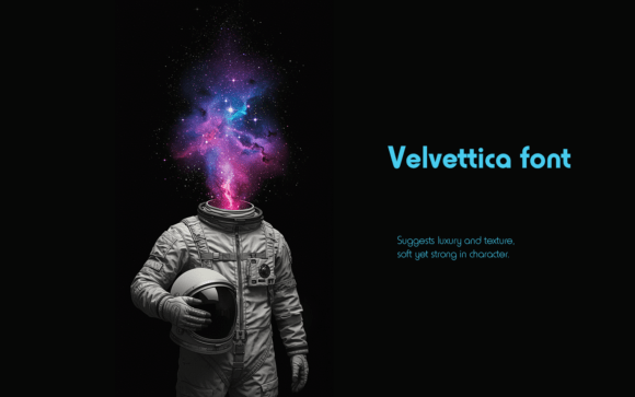 Velvettica: A Typeface for Digital Elegance and Brand Authority