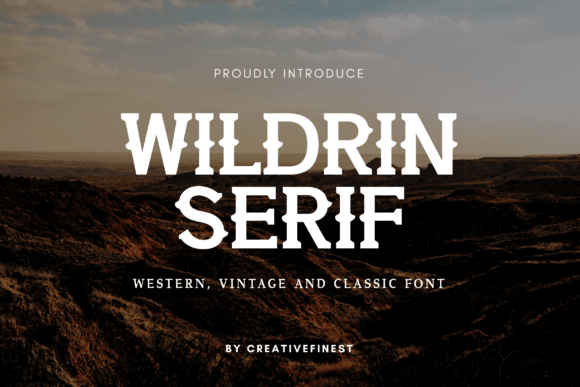 Wildrin Serif: A Bold Typeface for Modern Web Design