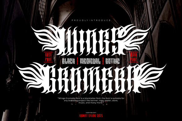 Wings Gromeba Font: A Bold Choice for Branding