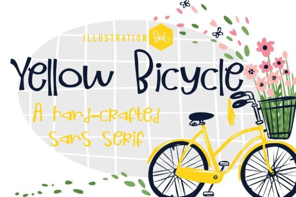 Yellow Bicycle: A Playful Font for Creative Makers and Product Designers